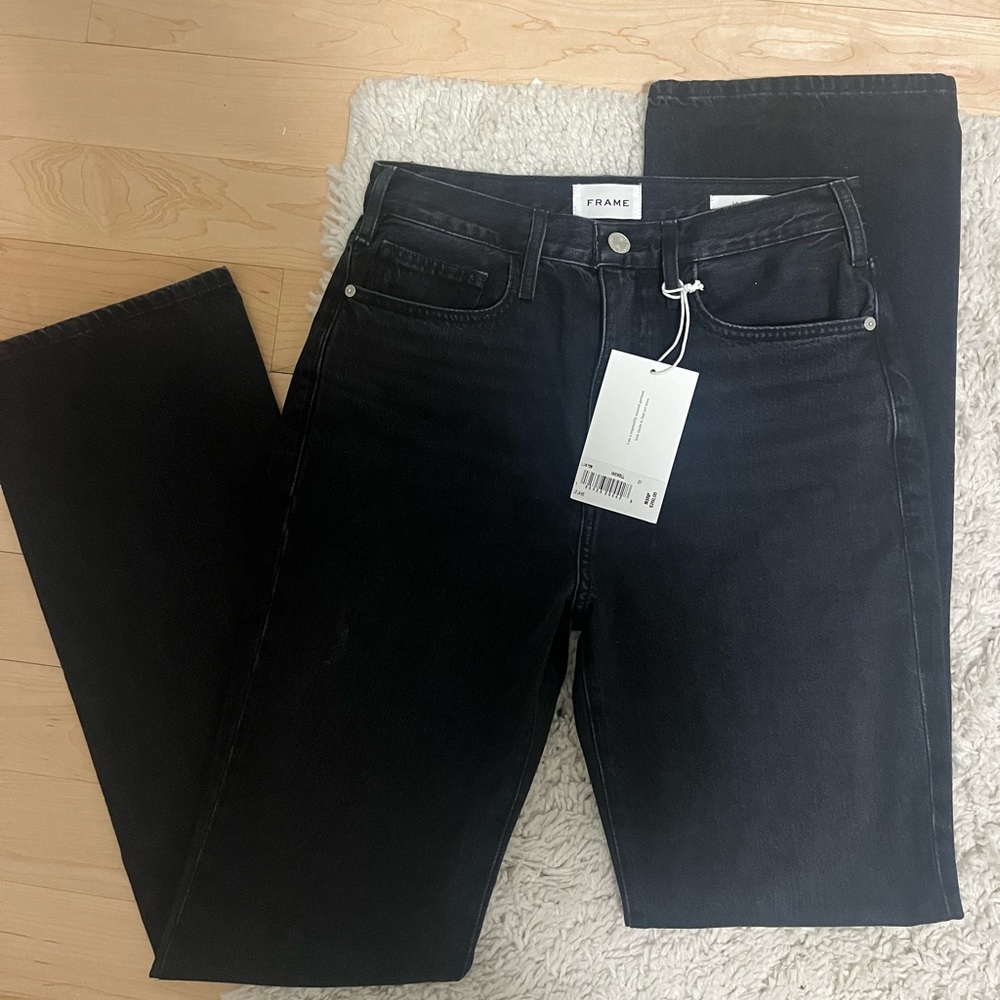 FRAME le Jane black jeans